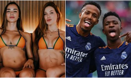 Virginia e Vini Jr. fazem date duplo com Tainá e Éder Militão