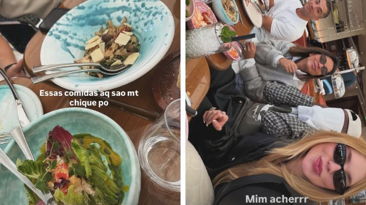 Virginia mostra almoço com Vini Jr. em Monte Carlo • Instagram/ Virginia
