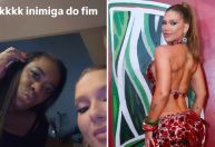 Virginia curte after com mãe de Vini Jr. após ensaio na Grande Rio