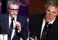 "O Agente Secreto": Kleber Mendonça Filho posa com Walter Salles