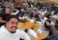 Zé Felipe e Ana Castela almoçam com João Guilherme; veja