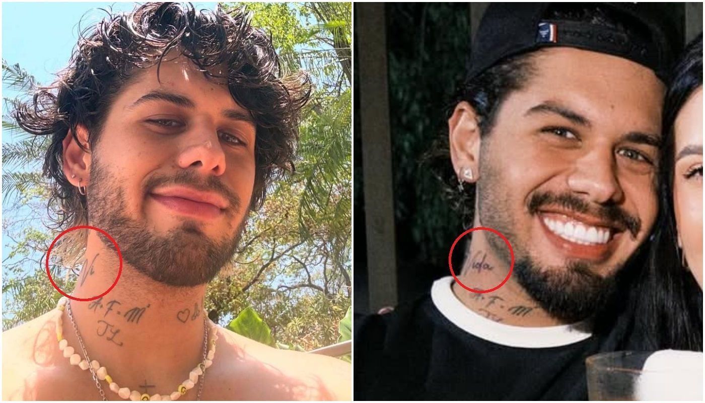 Zé Felipe muda tatuagem feita para Virginia Fonseca • Instagram/Zé Felipe