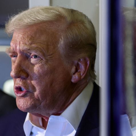 O presidente dos EUA, Donald Trump • Reprodução CNN Brasil