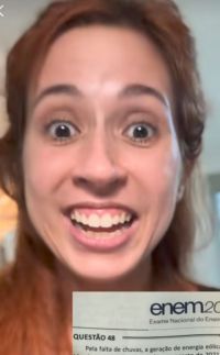 "Tremi", diz candidata ao se deparar com sua reportagem no Enem