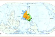 IBGE lança versão do mapa-múndi com o Pará no centro, em homenagem à COP30
