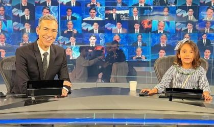 Quem é a filha de César Tralli; conheça família