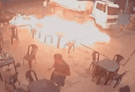 Homem causa princípio de incêndio ao acender cigarro em posto no MA