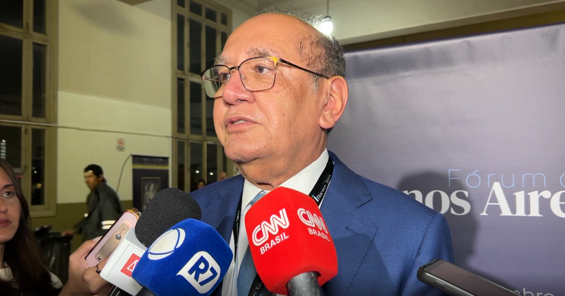 O ministro do STF, Gilmar Mendes, em Buenos Aires