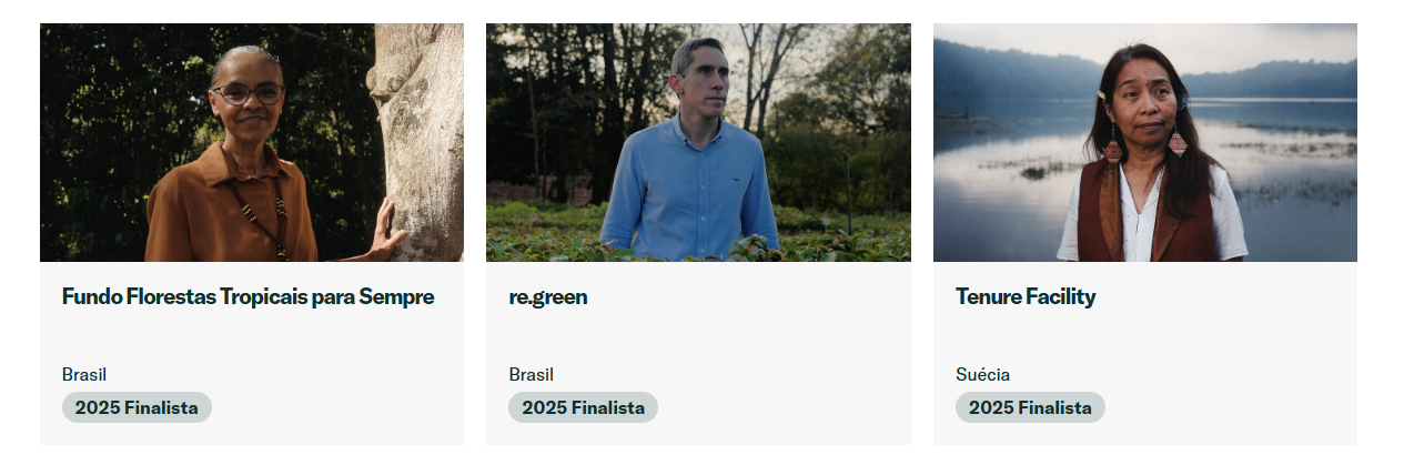 Os finalistas da categoria "Proteger e Restaurar a Natureza" • Earthshot Prize