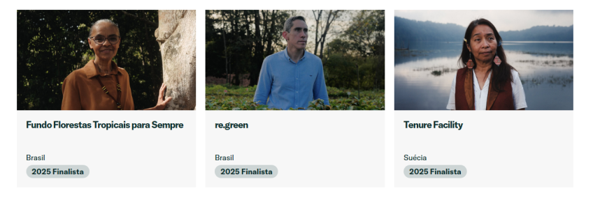 Os finalistas da categoria "Proteger e Restaurar a Natureza" • Earthshot Prize