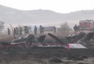 Ministro diz que 18 corpos foram encontrados após queda de avião na Geórgia