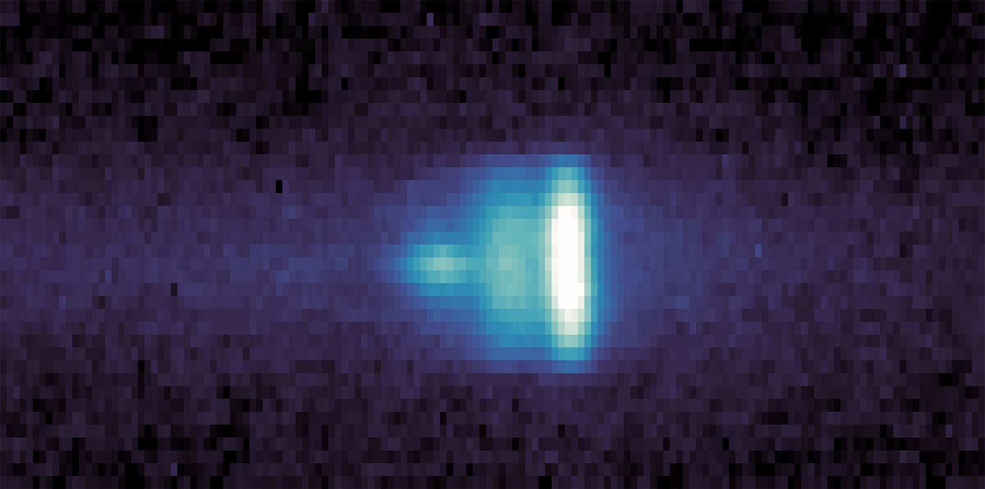A sonda MAVEN capturou a luz ultravioleta do cometa, detectando seus átomos de hidrogênio em 28 de setembro • NASA/Goddard/LASP/CU Boulder