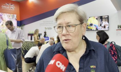 A delegada do Reino Unido na COP30, Raquel Kyte