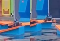 Veja vídeo de acidente que matou motoqueiro no Beto Carrero World