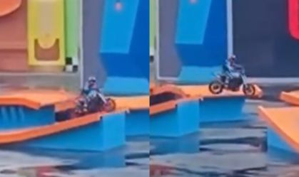 Veja vídeo de acidente que matou motoqueiro no Beto Carrero