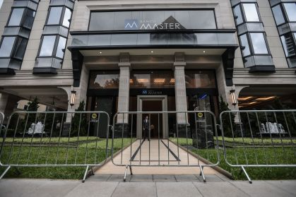 Fachada do Banco Master na cidade de São Paulo