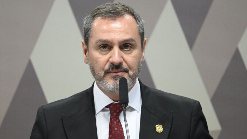 O diretor-geral da PF (Polícia Federal), Andrei Rodrigues • Foto: Andressa Anholete/Agência Senado