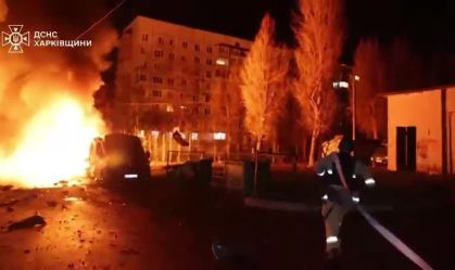 Ataque russo com drones deixa dezenas de feridos em Kharkiv