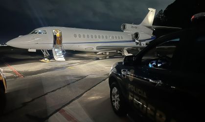 Avião apreendido com Daniel Vorcaro