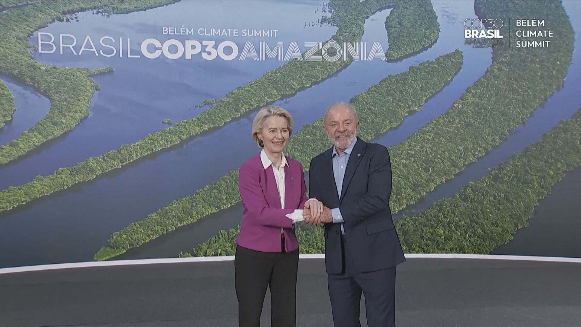 Ursula von der Leyen e o presidente Luiz Inácio Lula da SIlva (PT)