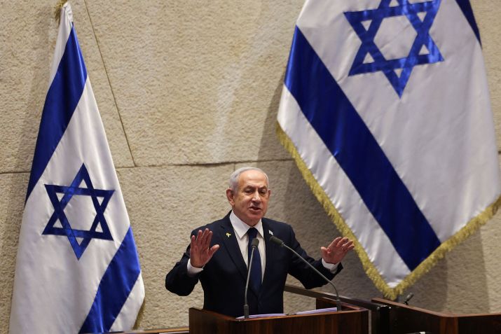 Benjamin Netanyahu em Jerusalém — 10.11.2025 • Ronen Zvulun/Reuters