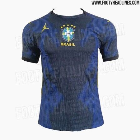 Frente do uniforme da Seleção • Divulgação / Footy Headlines