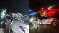 Carro bate em poste e deixa dois mortos em Betim, Minas Gerais