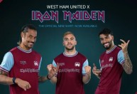 Com Paquetá como modelo, West Ham e Iron Maiden lançam camisa comemorativa
