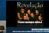Deputado toca música do Grupo Revelação em CPI do INSS: "Todo mundo erra"