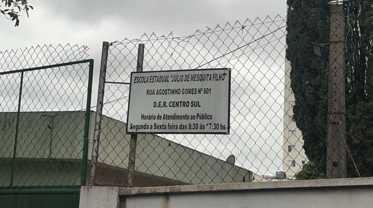 Escola Júlio de Mesquita Filho, localizada no Ipiranga, na zona Sul de São Paulo. 