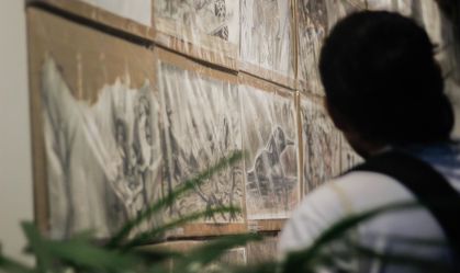 COP30: Arte feita de cinzas convoca ação pela proteção das florestas