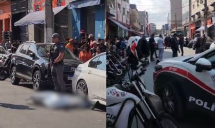 Homem morre baleado durante abordagem policial no centro de São Paulo