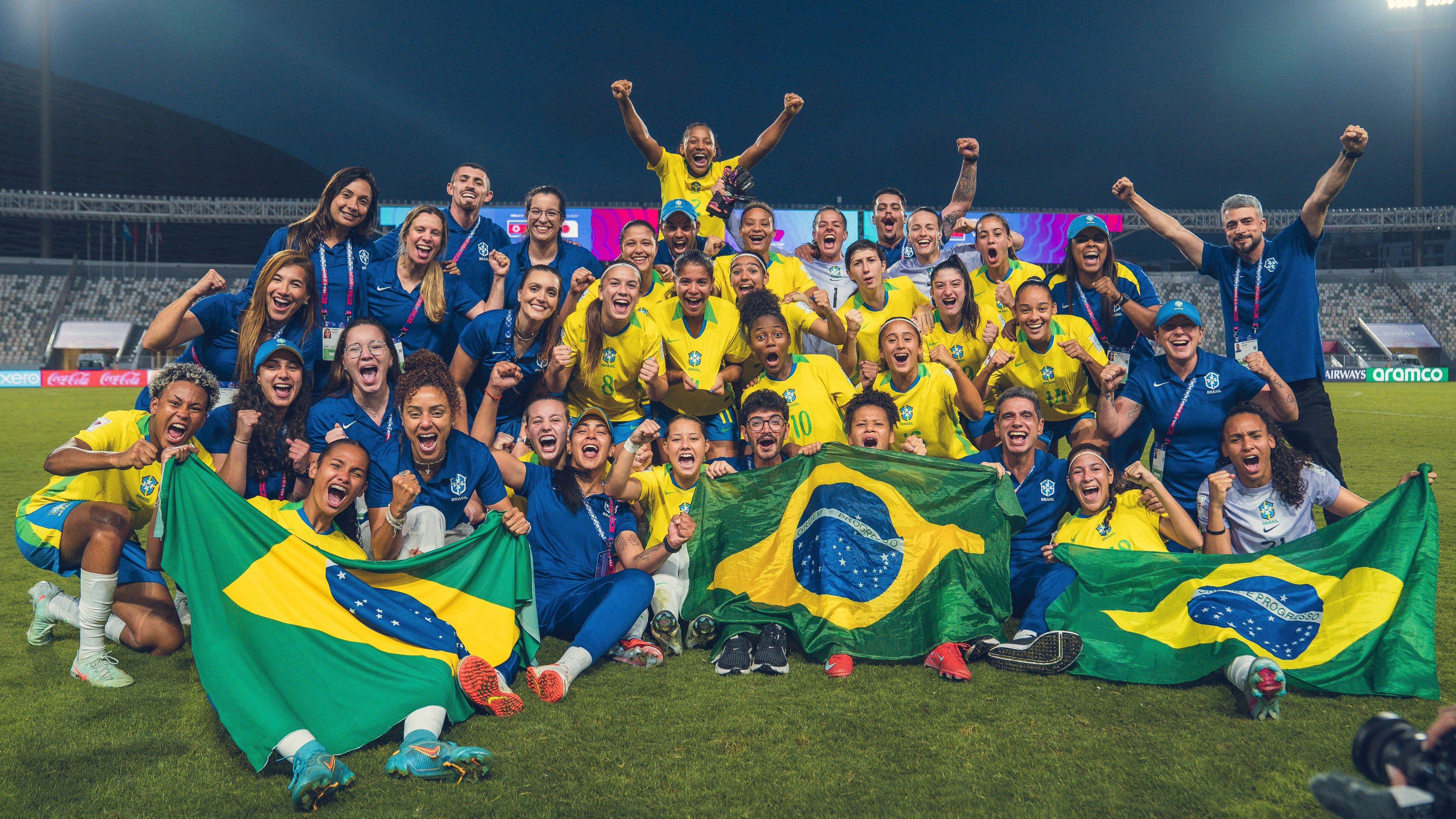 Seleção Brasileira Feminina Sub-17 está na semifinal