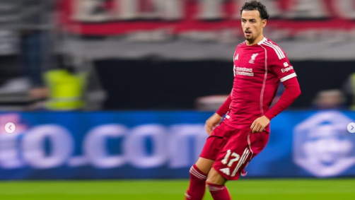 Curtis Jones, jogador do Liverpool