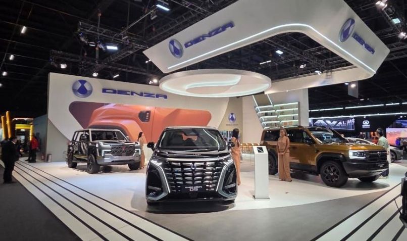 Estande da Denza, nova marca de luxo da BYD no Sal&atilde;o do Autom&oacute;vel 2025 &bull; Thiago Ventura/CNN Brasil