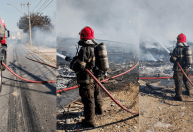 MG: Incêndio de grandes proporções espalha fumaça tóxica na Grande BH