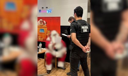 Papai Noel é preso por estupro de vulnerável em shopping de SC