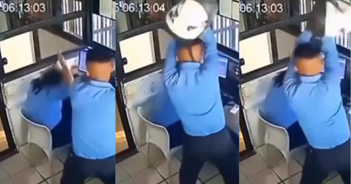 BA: Funcionário que agrediu colega com capacete é demitido em Salvador