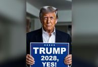 Trump posta foto enigmática e se refere à eleição de 2028