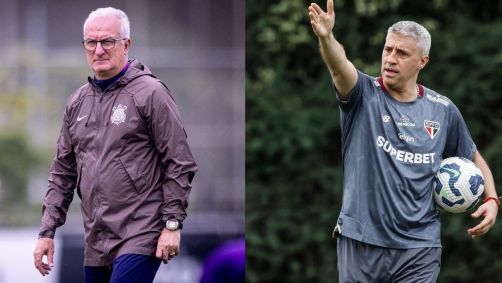 Dorival Júnior e Hernán Crespo