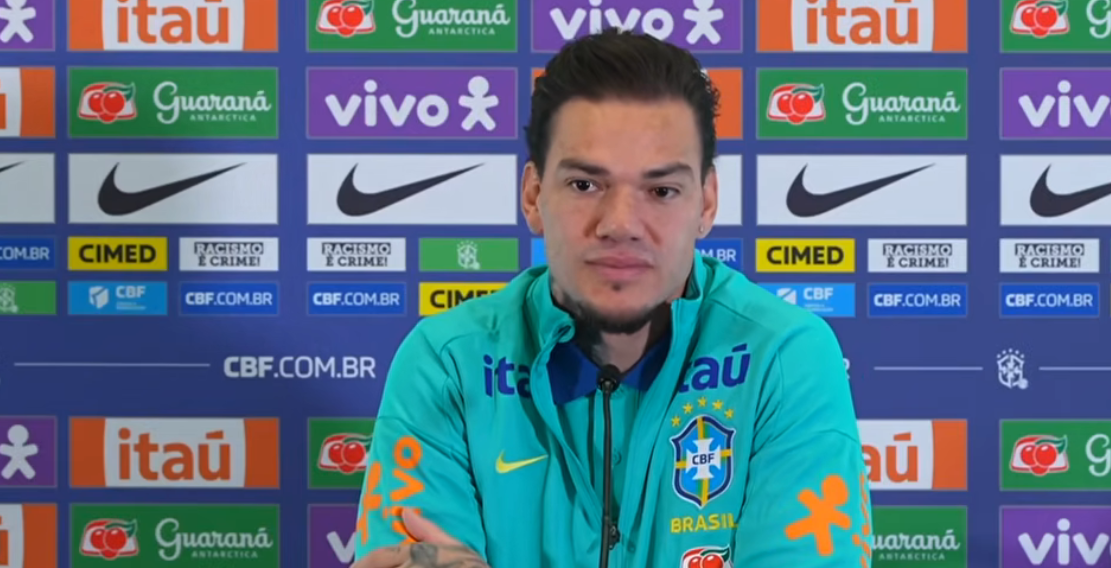 Ederson foi titular durante a derrota para Senegal em 2023