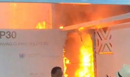 COP30: veja imagens de incêndio na Blue Zone