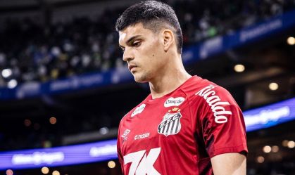 Gabriel Brazão, goleiro do Santos