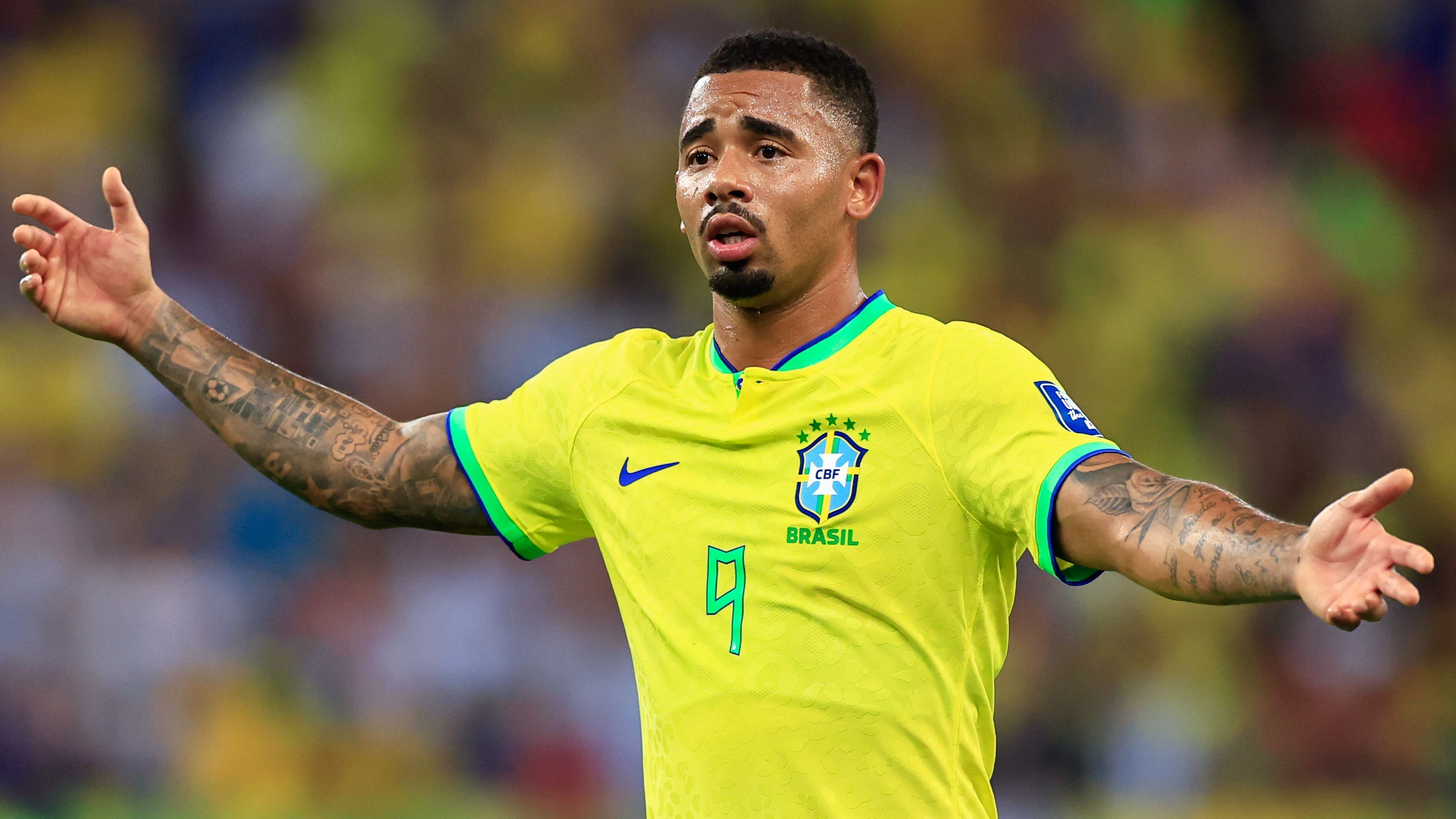 Gabriel Jesus tenta se destacar no Arsenal para buscar vaga na Seleção de Ancelotti