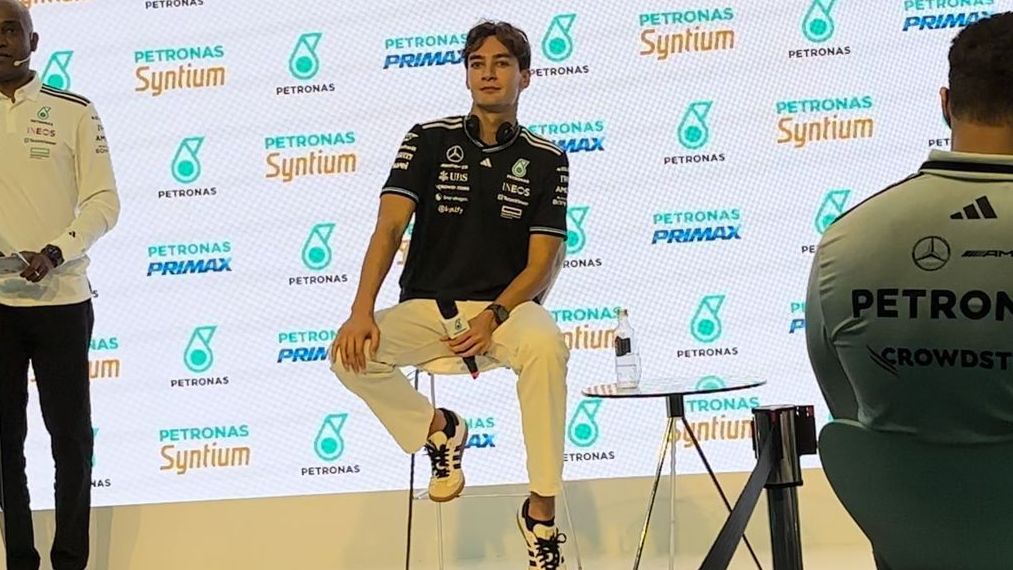 George Russell, piloto da Mercedes