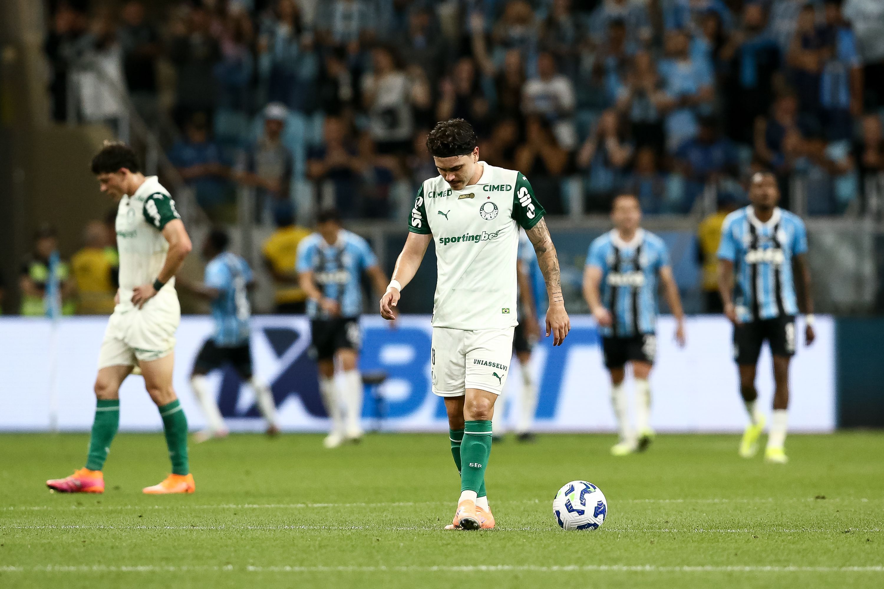 Palmeiras jogou com o Grêmio em jogo válido pela 35ª rodada do Brasileirão