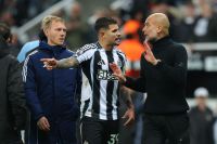 Bruno Guimarães discute com Guardiola após brilhar em vitória do Newcastle