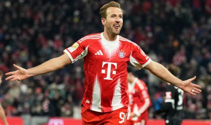 Harry Kane marcou um dos gols da goleada do Bayern