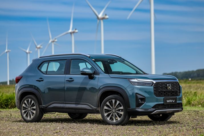 Novo Honda WR-V no parque e&oacute;lico da marca em Xangri-l&aacute; (RS) &bull; Caio Mattos/Divulga&ccedil;&atilde;o