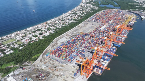 Porto de Manzanillo, no México.